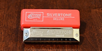 H103D Huang Silvertone Deluxe Harmonica - Key of D